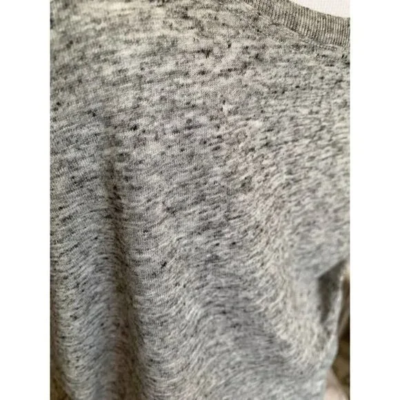 Victoria's Secret Womens Tank Top Low Open Back Gray Little Angel Wings M - Picture 6 of 10